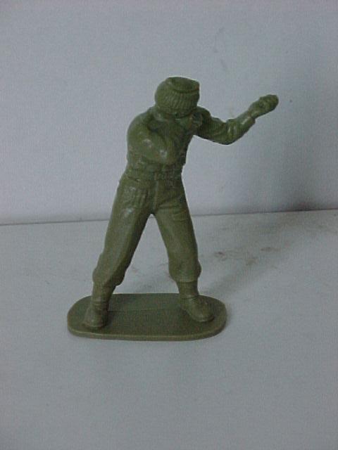 Practise converted plastic soldier, front